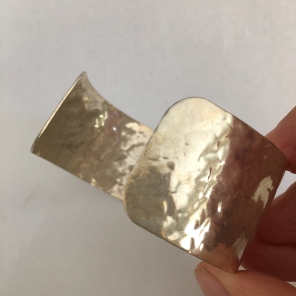 Signed Marjorie Baer SF wide silver cuff - Picture 4 of 8